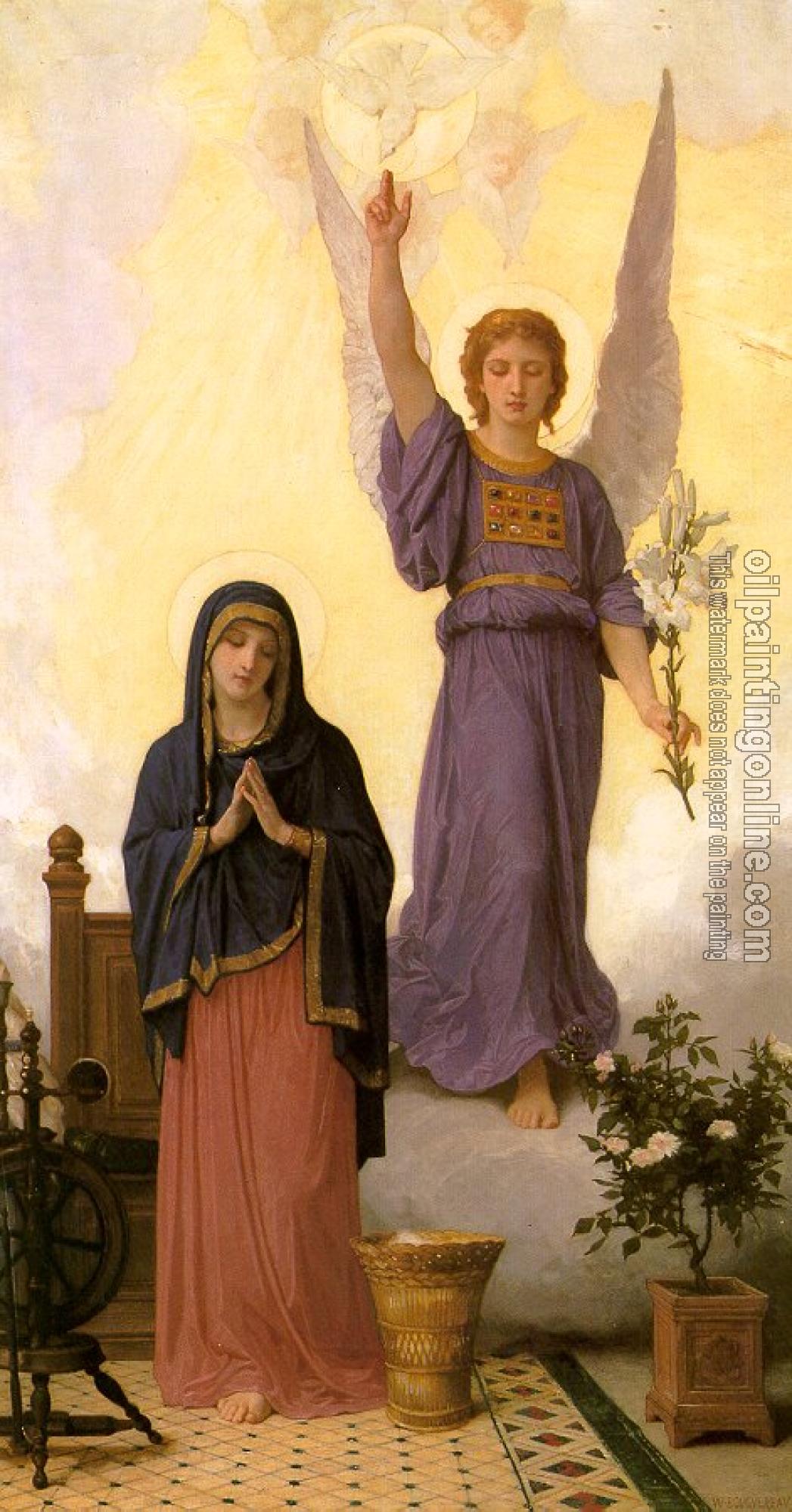 Bouguereau, William-Adolphe - The Annunciation